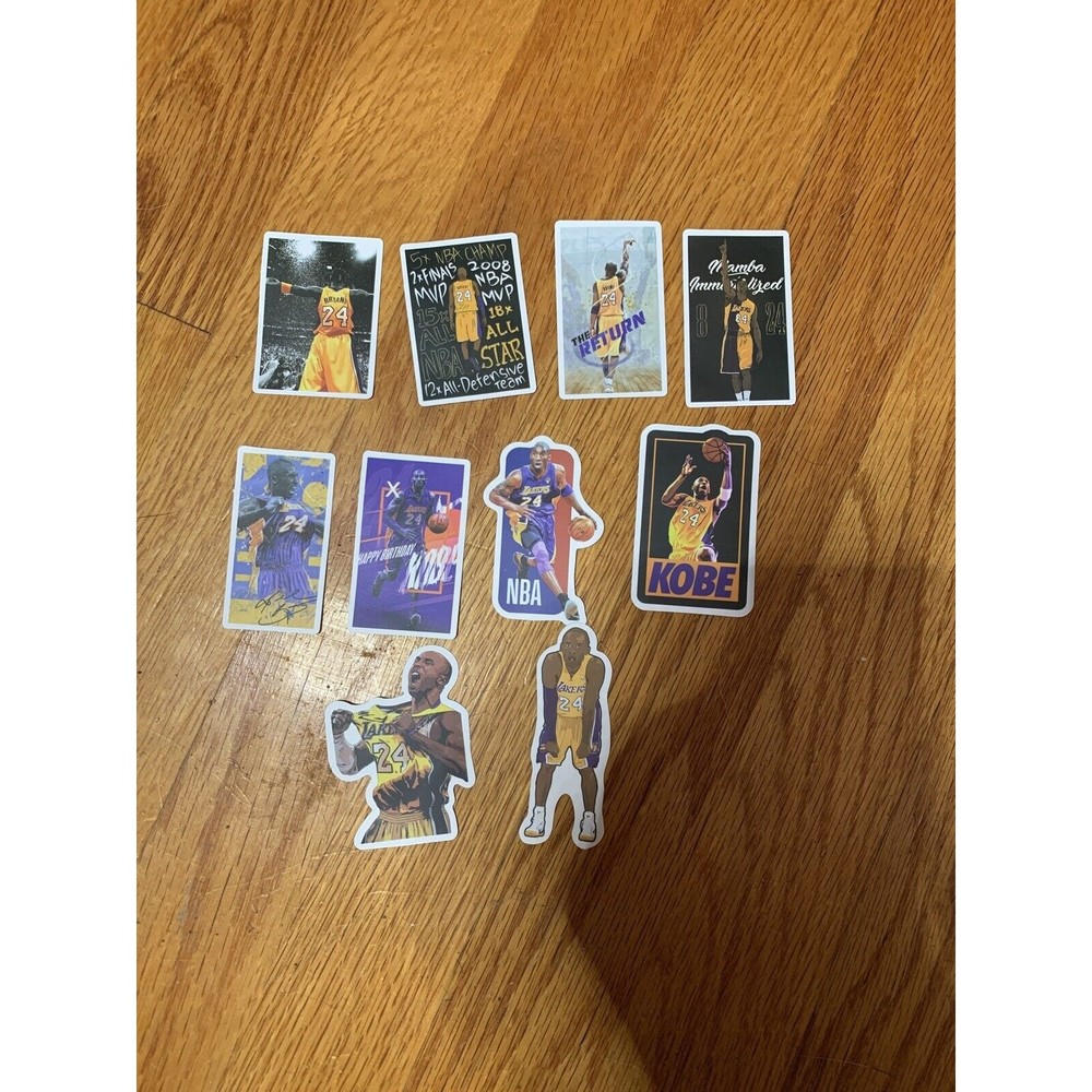 Lot Of 10 Kobe Bryant Stickers